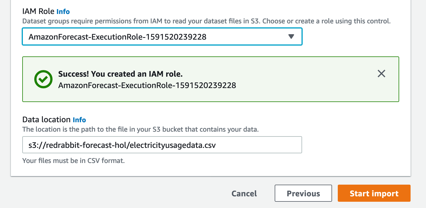 AIM role setup & data location
