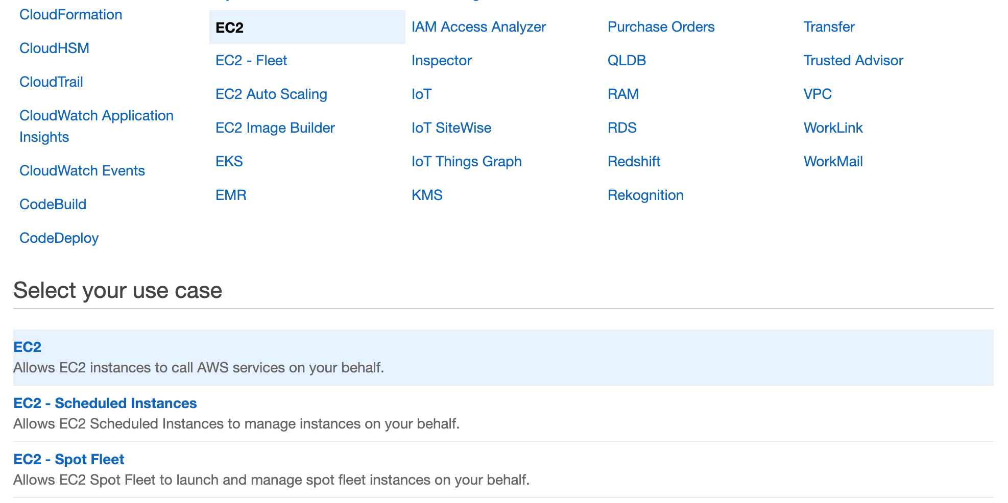 create IAM for Session Manager