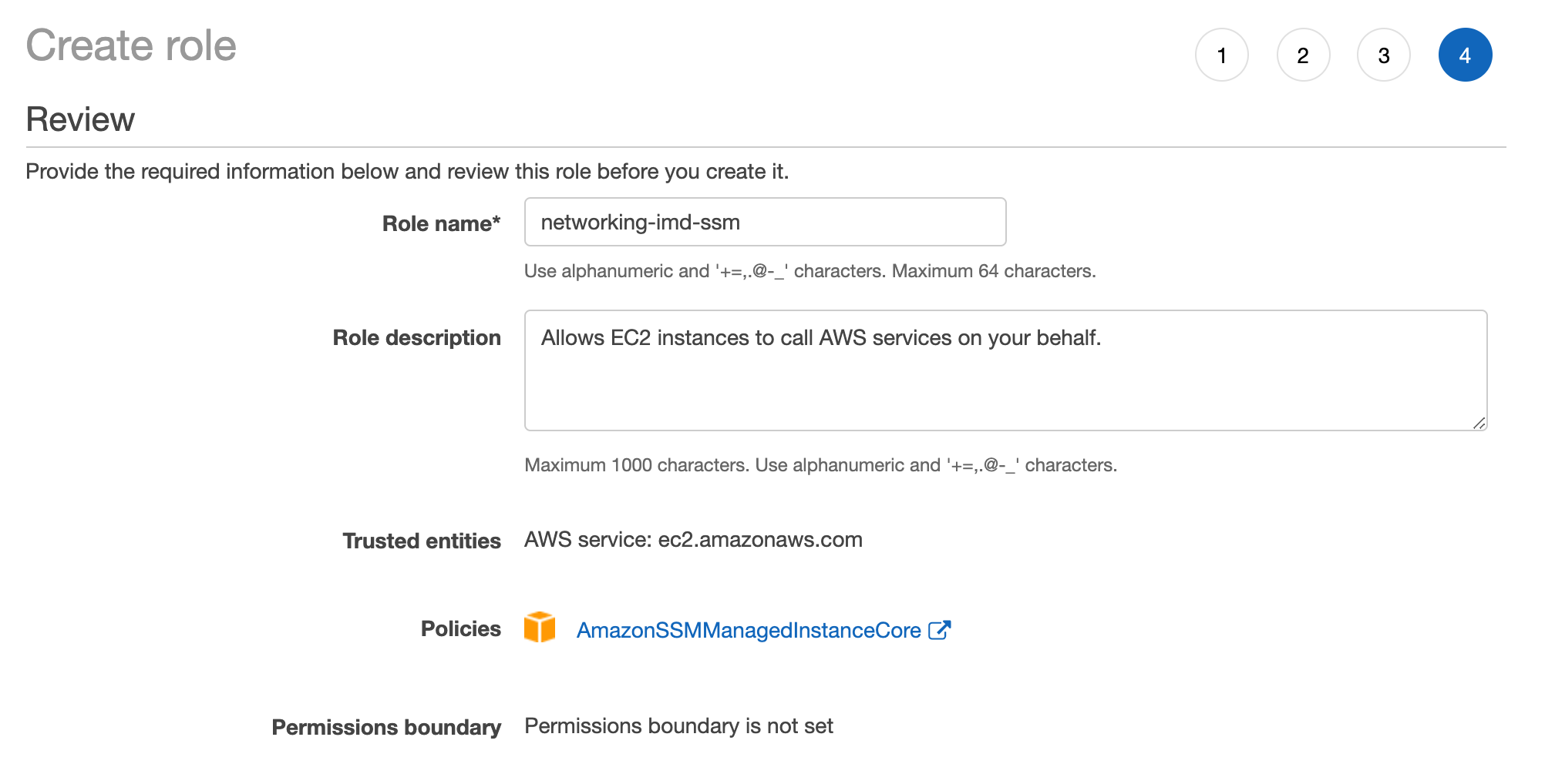 create IAM for Session Manager