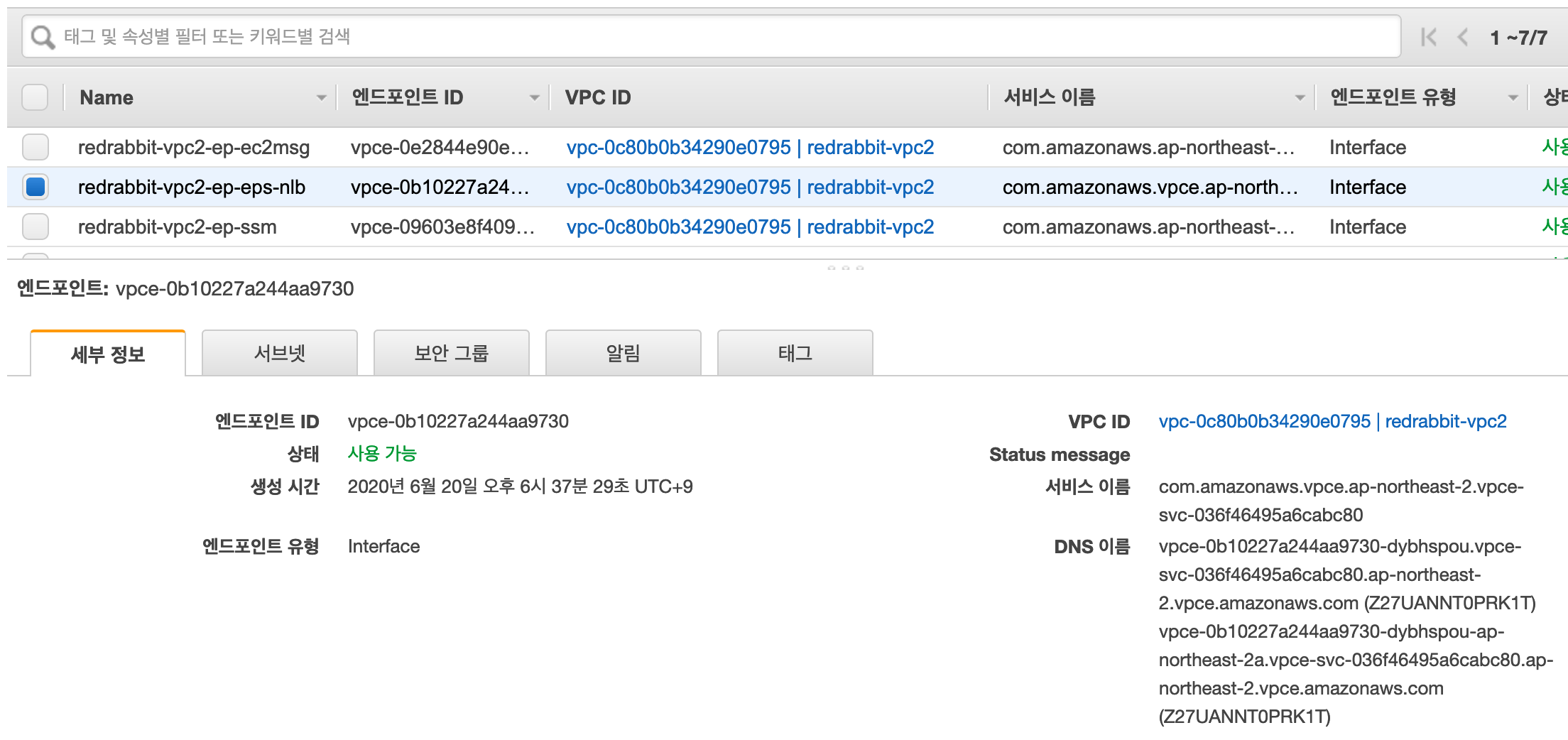 copy endpoint's FQDN